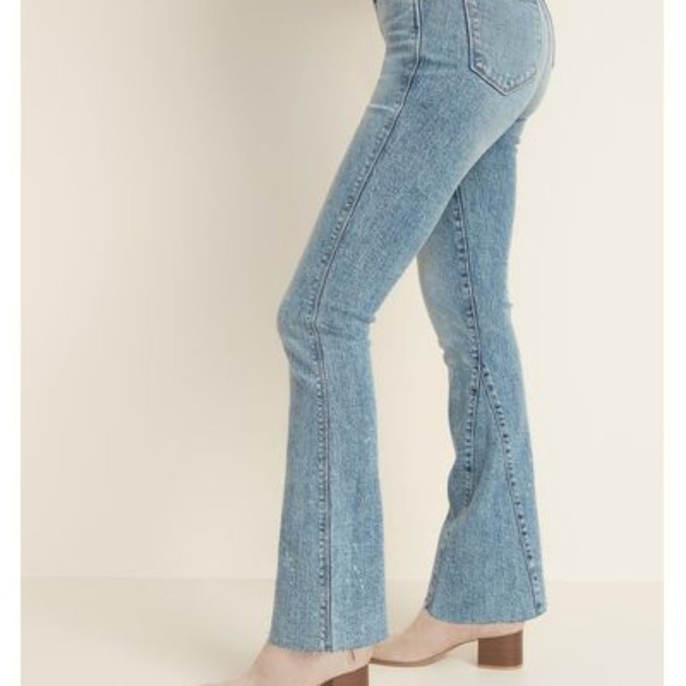 Old Navy Vintage Style Acid Wash Flare Jeans (24S)